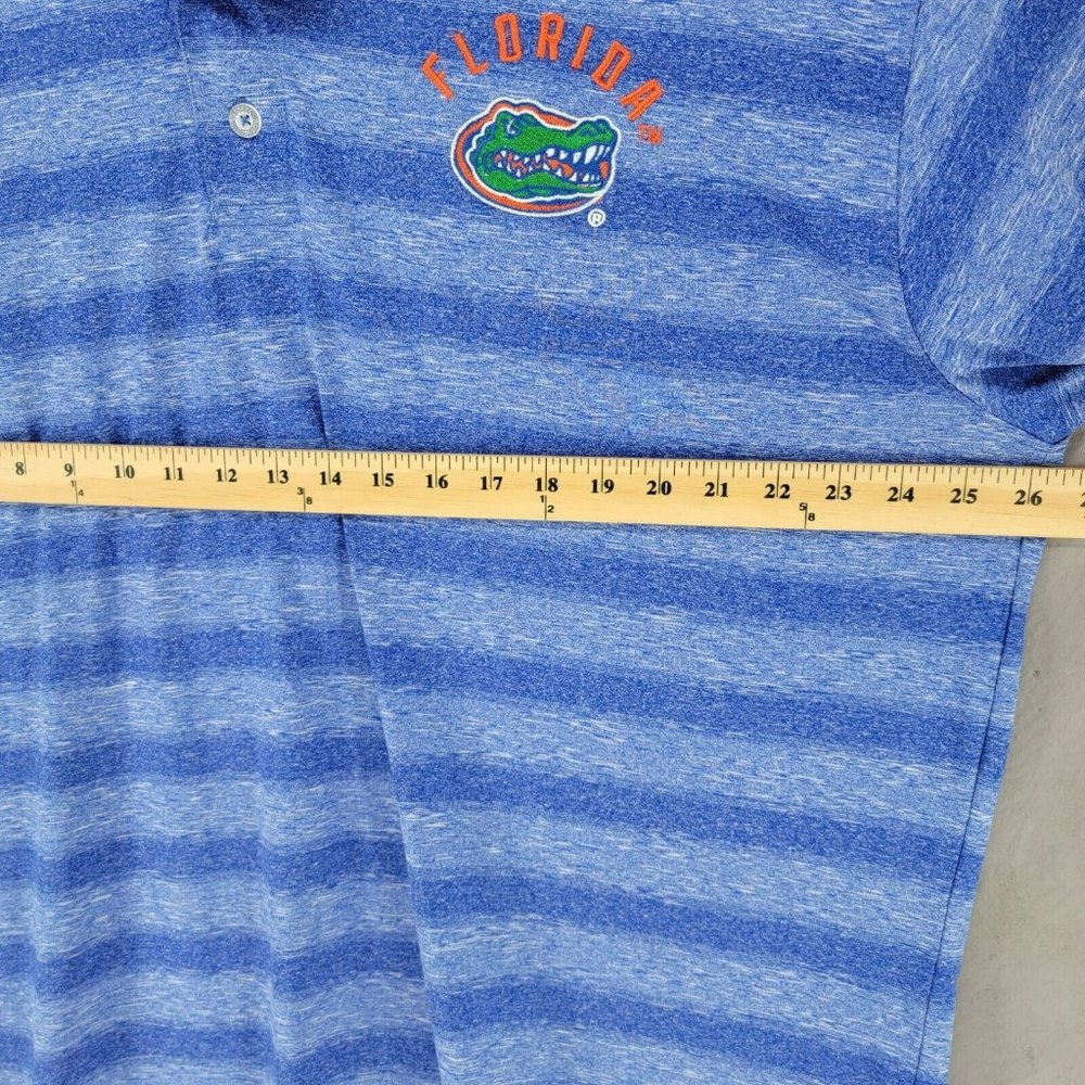 Florida Gators Polo Shirt Adult 2XL XXL Blue Orange Football Mens Embroidered - Picture 4 of 11